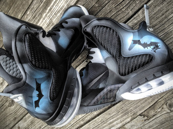 Nike LeBron 9 "The Dark Knight" Customs By Mache