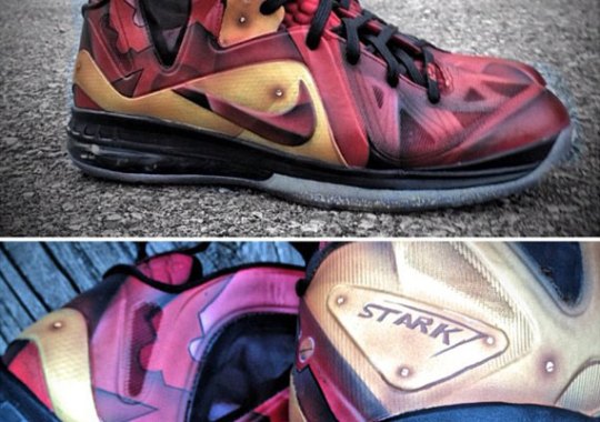 Nike LeBron 9 Elite “Tony Stark” Customs by Mache