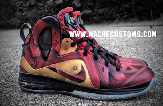 Nike Lebron 9 Elite Tony Stark Customs By Mache Week