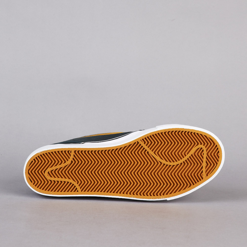 Nike Zoom Stefan Janoski Mid Seaweed Dark Gold Leaf White 45