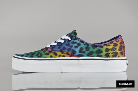 Rainbow Leopard Vans 2