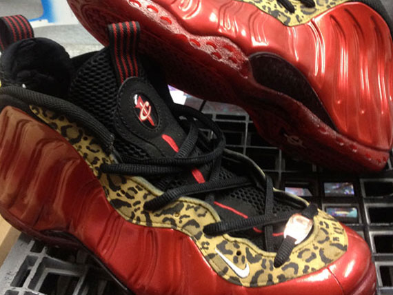 Nike Air Foamposite One “Metallic Red Leopard” Customs By Sole Swap and Rebel Aire