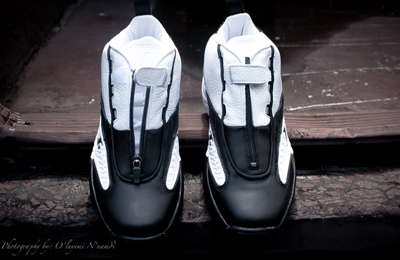 reebok answer iv black white