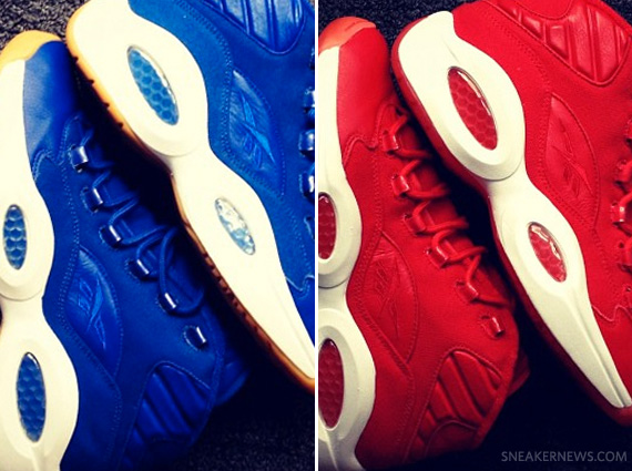 Reebok Question Leather Canvas Samples