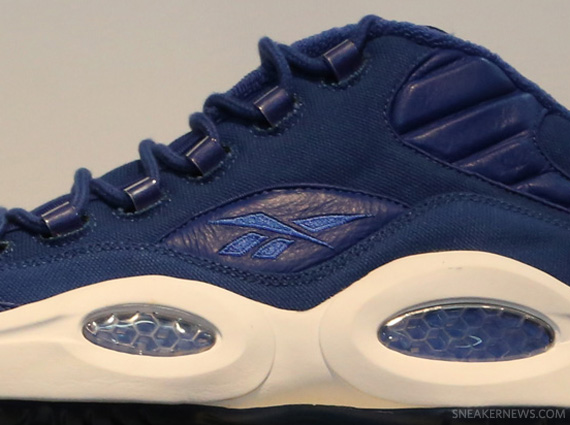 Reebok Question Mid - Royal Leather/Canvas