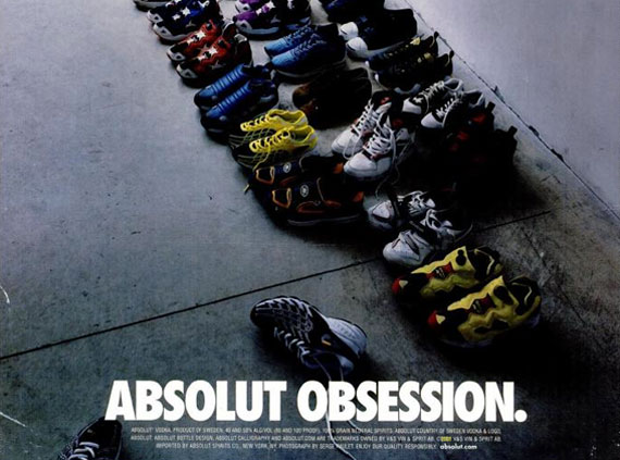 Absolut Vodka "Obsession" Sneaker Ad