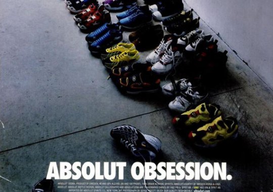 Absolut Vodka “Obsession” Sneaker Ad
