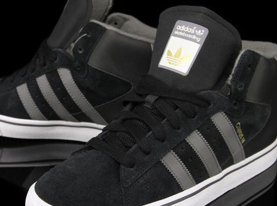 adidas Skate Campus Vulc Mid Black Cinder SneakerNews