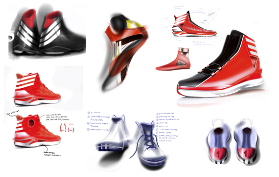 Adidsa D Rose 3 Sketch 1 