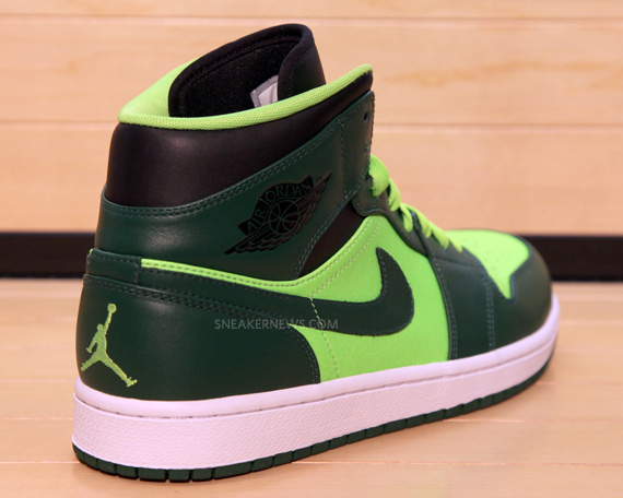 Air Jordan 1 Phat Green Neon 3