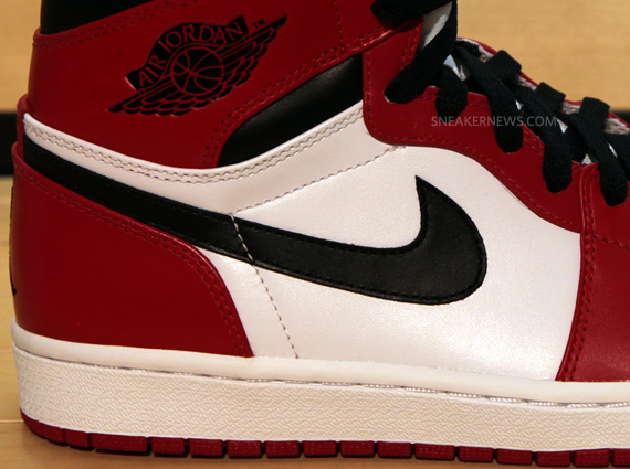 red and black jordan 1 shiny