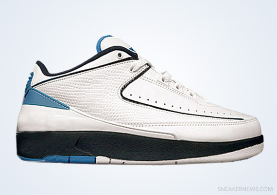 Classics Revisited: Air Jordan II Low - White - Midnight Navy - University Blue (2004)