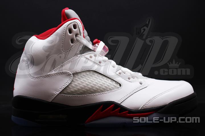 air-jordan-5-retro-white-black-fire-red-2 Air Jordan 5 Retro White Black Fire Red 2