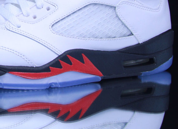 Air Jordan 5 – White – Black – Fire Red | New Images