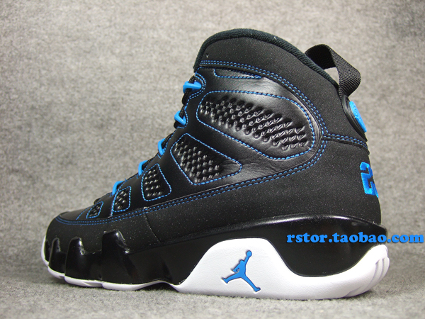 air-jordan-9-black-photo-blue-white-08 Air Jordan 9 Black Photo Blue White 08