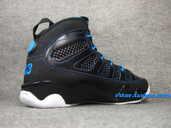 air-jordan-9-black-photo-blue-white-09 Air Jordan 9 Black Photo Blue White 09