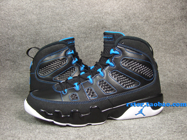 air-jordan-9-black-photo-blue-white-10 Air Jordan 9 Black Photo Blue White 10