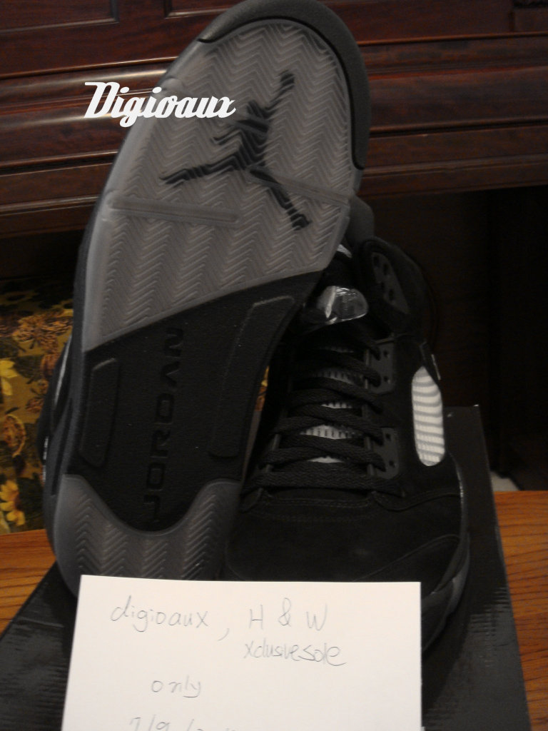 Air Jordan V Black Ice Unreleased Sample 08
