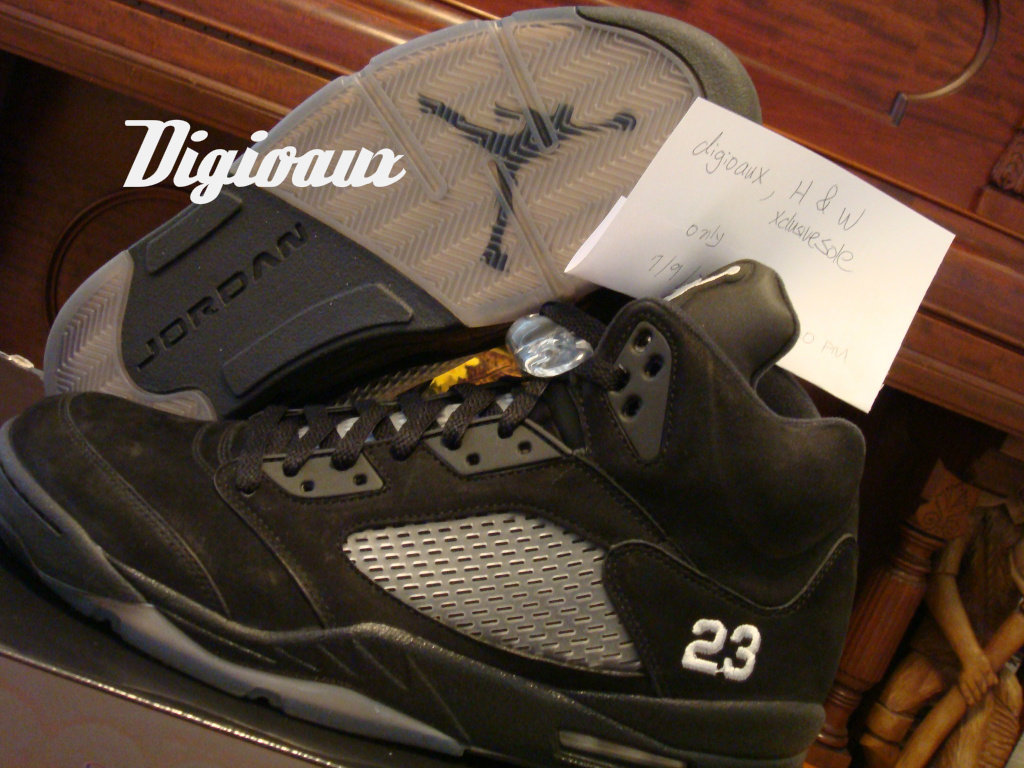 Air Jordan V Black Ice Unreleased Sample 09