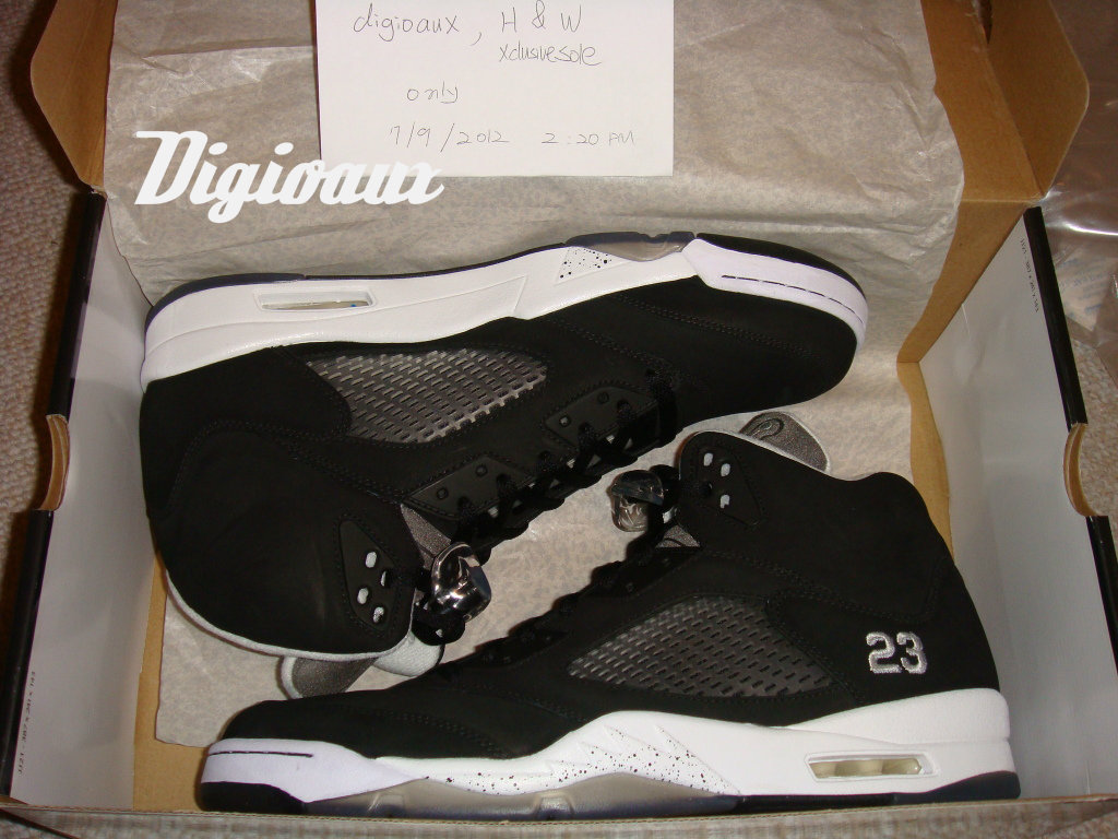 air-jordan-v-black-white-unreleased-sample-10 Air Jordan V Black White Unreleased Sample 10