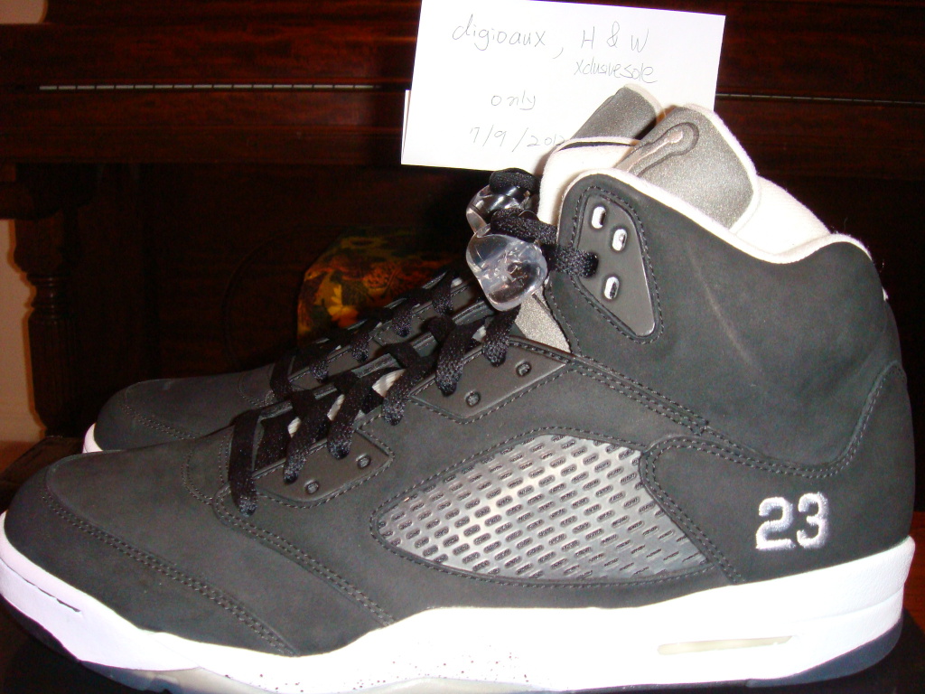 air-jordan-v-black-white-unreleased-sample-13 Air Jordan V Black White Unreleased Sample 13