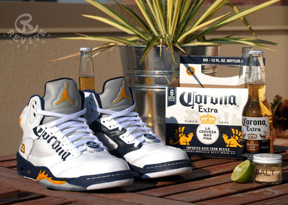 Air Jordan V "Corona" Customs by Revive