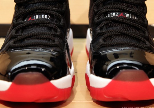 Air Jordan XI Black/Red – Detailed Images