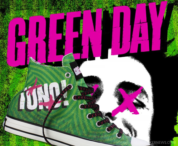 creëren Noord West Astrolabium Green Day x Converse Chuck Taylor All Star "¡Uno!" - SneakerNews.com