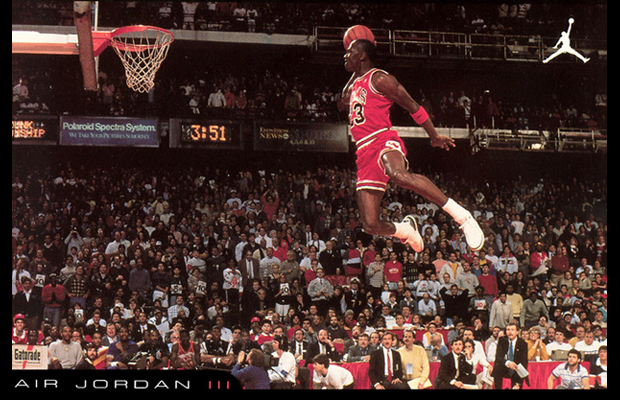 Michael Jordan Retro Card