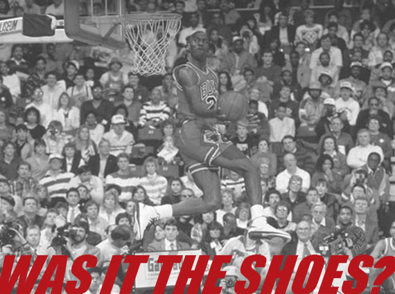 Michael Jordan Was It The Shoes First Slam Dunk Win