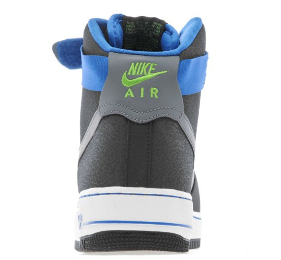 Nike Air Force 1 High Grey White Blue Print 2