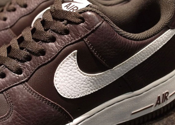 nike air force one brown leather