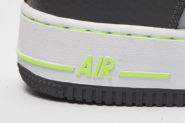 nike-air-force-1-low-grey-black-volt-4 Nike Air Force 1 Low Grey Black Volt 4