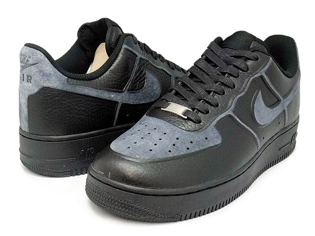 Nike Air Force 1 Low Vt Black Suede Swoosh