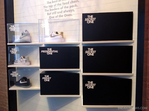 Nike Air Force 1 XXX Collection - Teaser Display @ 21 Mercer