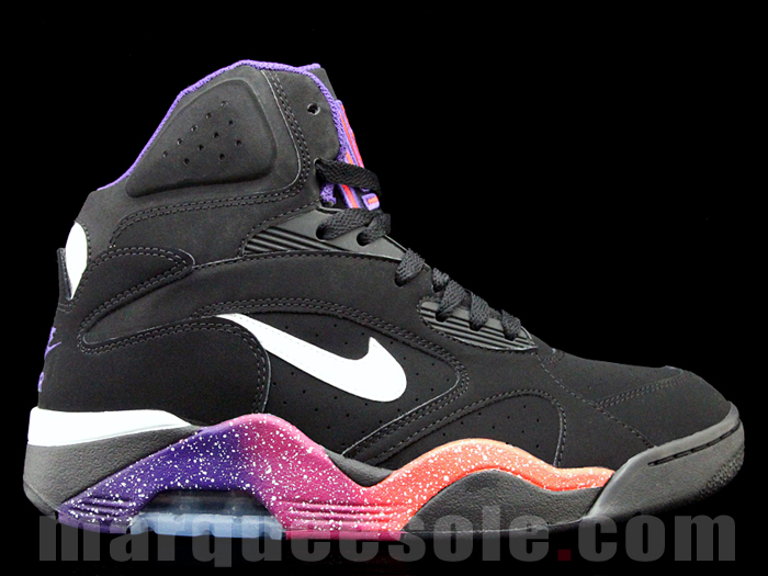 Nike Air Force 180 Mid Black Court Purple Rave Pink 07