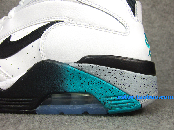 nike-air-force-180-mid-white-blue-emerald-16 Nike Air Force 180 Mid White Blue Emerald 16