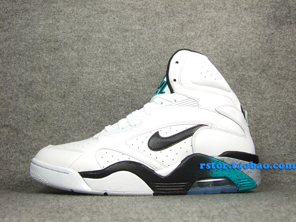 nike-air-force-180-mid-white-blue-emerald-2 Nike Air Force 180 Mid White Blue Emerald 2