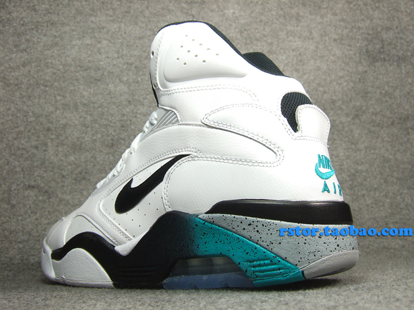 nike-air-force-180-mid-white-blue-emerald-4 Nike Air Force 180 Mid White Blue Emerald 4