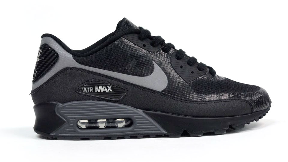 nike-air-max-90-premium-black-reflective-silver-1 Nike Air Max 90 Premium Black Reflective Silver 1