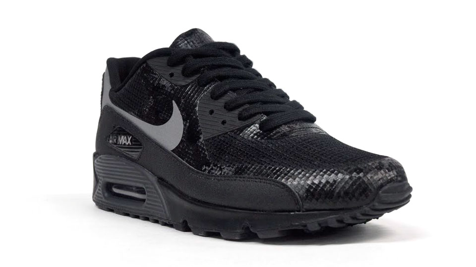 nike-air-max-90-premium-black-reflective-silver-2 Nike Air Max 90 Premium Black Reflective Silver 2