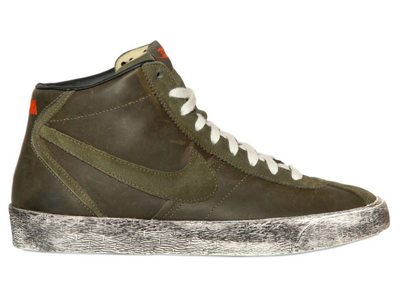 Nike Bruin Mid Prm Vintage Leather Olive 2