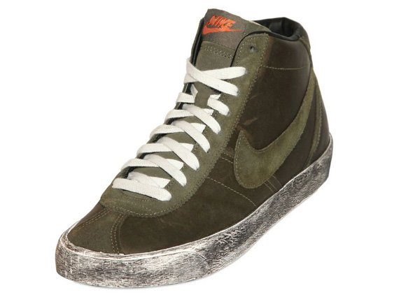 Nike Bruin Mid Prm Vintage Leather Olive 4