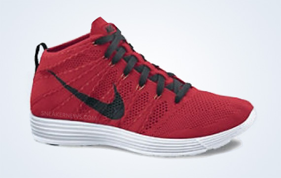 Nike Flyknit Chukka Red Black