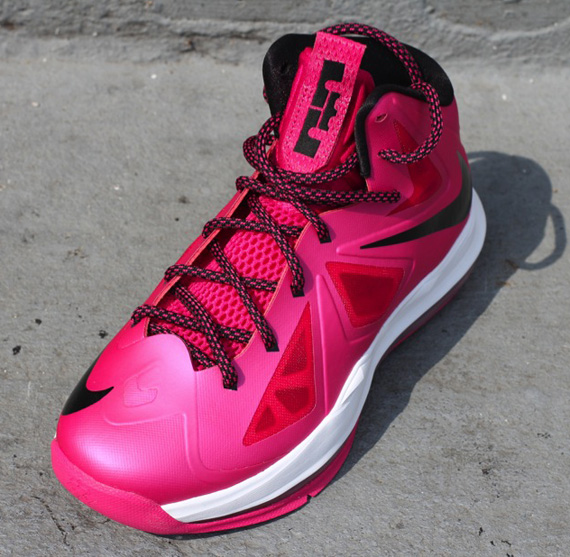 Nike Lebron X Gs Fireberry