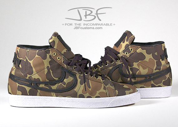 nike sb blazer camo customs by jbf 2