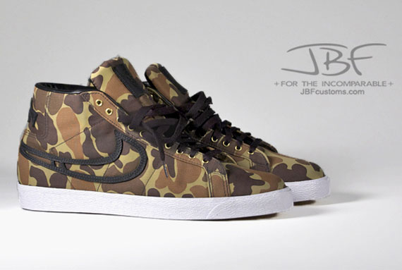 Nike Sb Blazer Camo Customs By Jbf 3