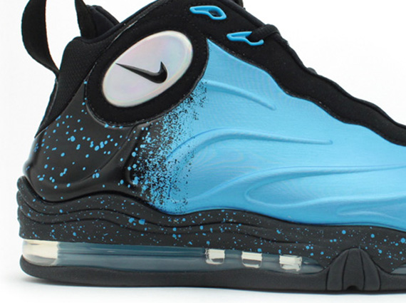 foam nike sneakers nike hyperdunk black and blue