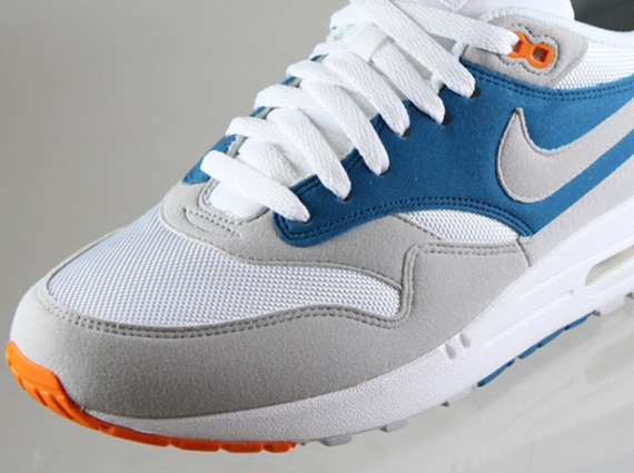 Nike WMNS Air Max 1 – White – Grey – Orange – Blue