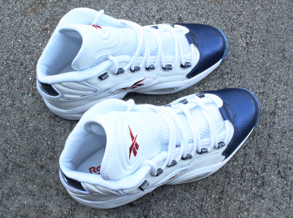 Reebok Question – White – Pearlized Blue | Arriving at Retailers